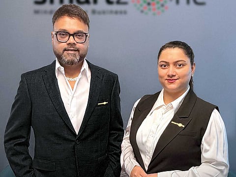 Varoon Sinha, Founder, Smart Zone and Mahima Sharma, Managing Partner, Smart Zone.