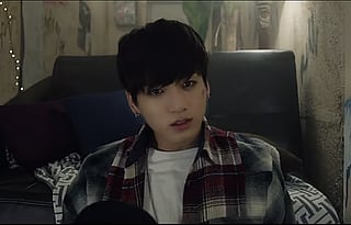 Jungkook in the song, Run