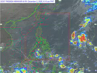 A new tropical depression has been spotted forming east of the Philippines, could enter country's area of responsibility on Tuesday (December 2, 2025).