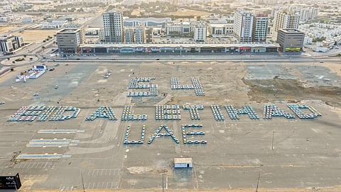 Ajman enters Guinness with 603 vehicles forming 'Eid Al Etihad UAE 54'