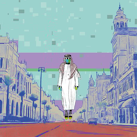 Emirati artist Maisoon Al Saleh’s creation