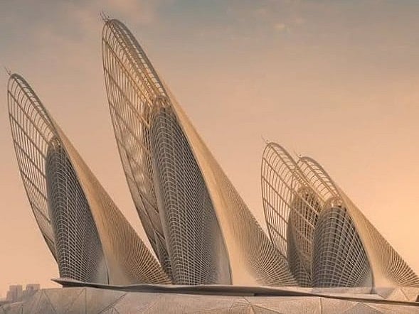 The Zayed National Museum in Abu Dhabi