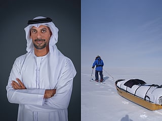 Dr Hussain Khansaheb aims to explore climate solutions across two desert ecosystems – the UAE and Antarctica.