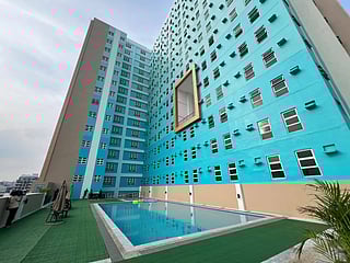 A new vertical housing project in the City of Manila for low-income families.