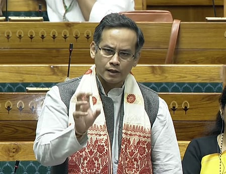 Congress leader Gaurav Gogoi is poised, calm and steely, but makes his points with a great deal of passion.