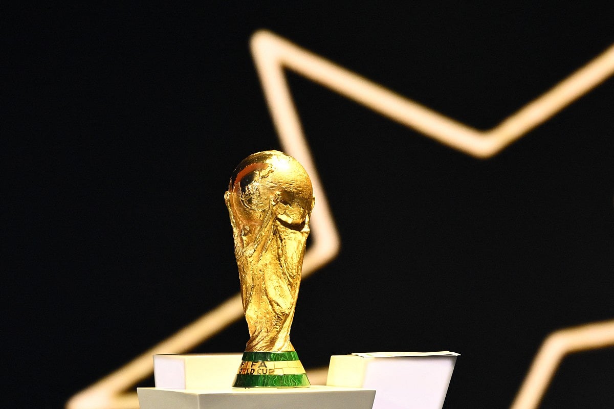 FIFA World Cup Trophy stock