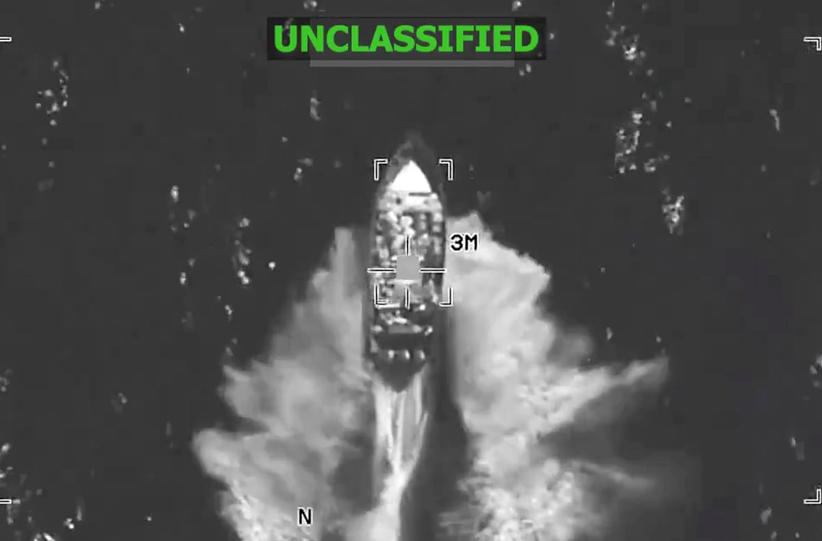 US forces strike an alleged drug trafficking boat in the eastern Pacific on December 4, 2025, killing 4 people, bringing the death toll from Washington's controversial anti-narcotics campaign to 87. File photo