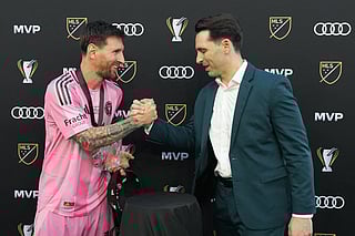 Lionel Messi won his second consecutive Major League Soccer Most Valuable Player award on Tuesday after propelling Inter Miami to the MLS title and leading the league in goals.