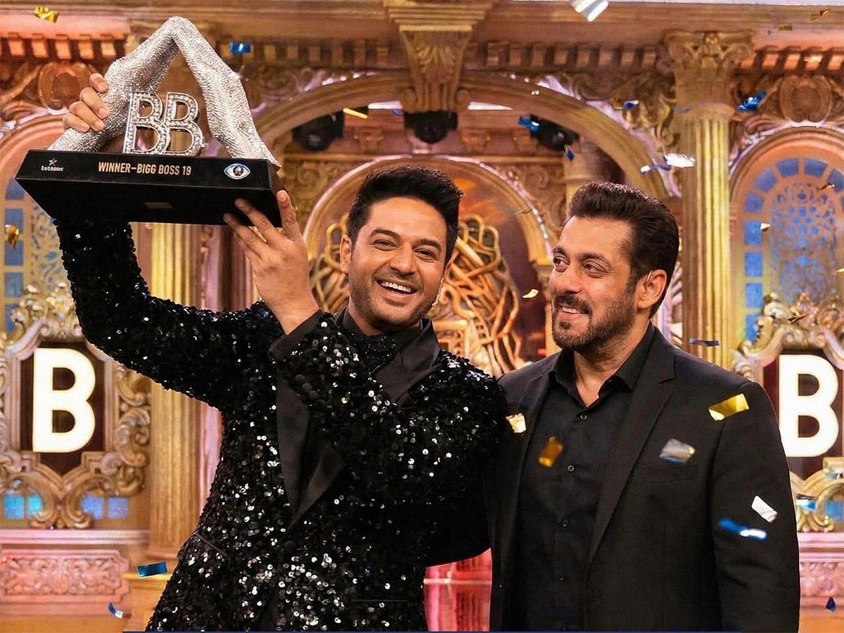 Bigg Boss 19 finale: Gaurav Khanna crowned winner of Salman Khan-hosted show