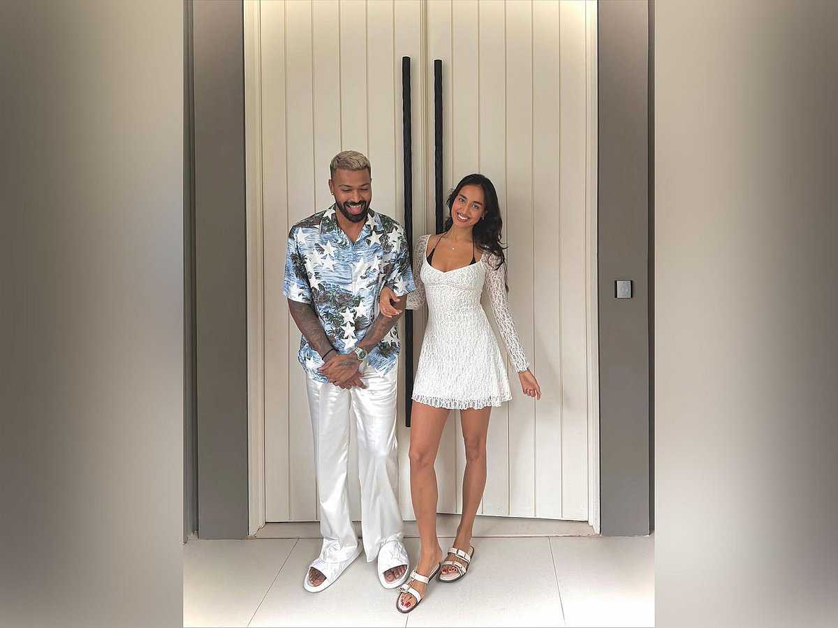 Hardik Pandya and Mahieka Sharma 