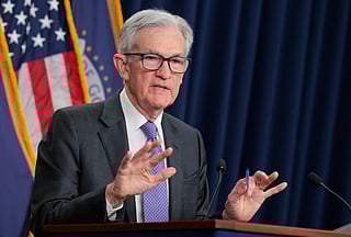 Federal Reserve Chair Jerome Powell speaks during a press conference following the Federal Open Markets Committee meeting at the Federal Reserve on December 10, 2025 in Washington, DC. 