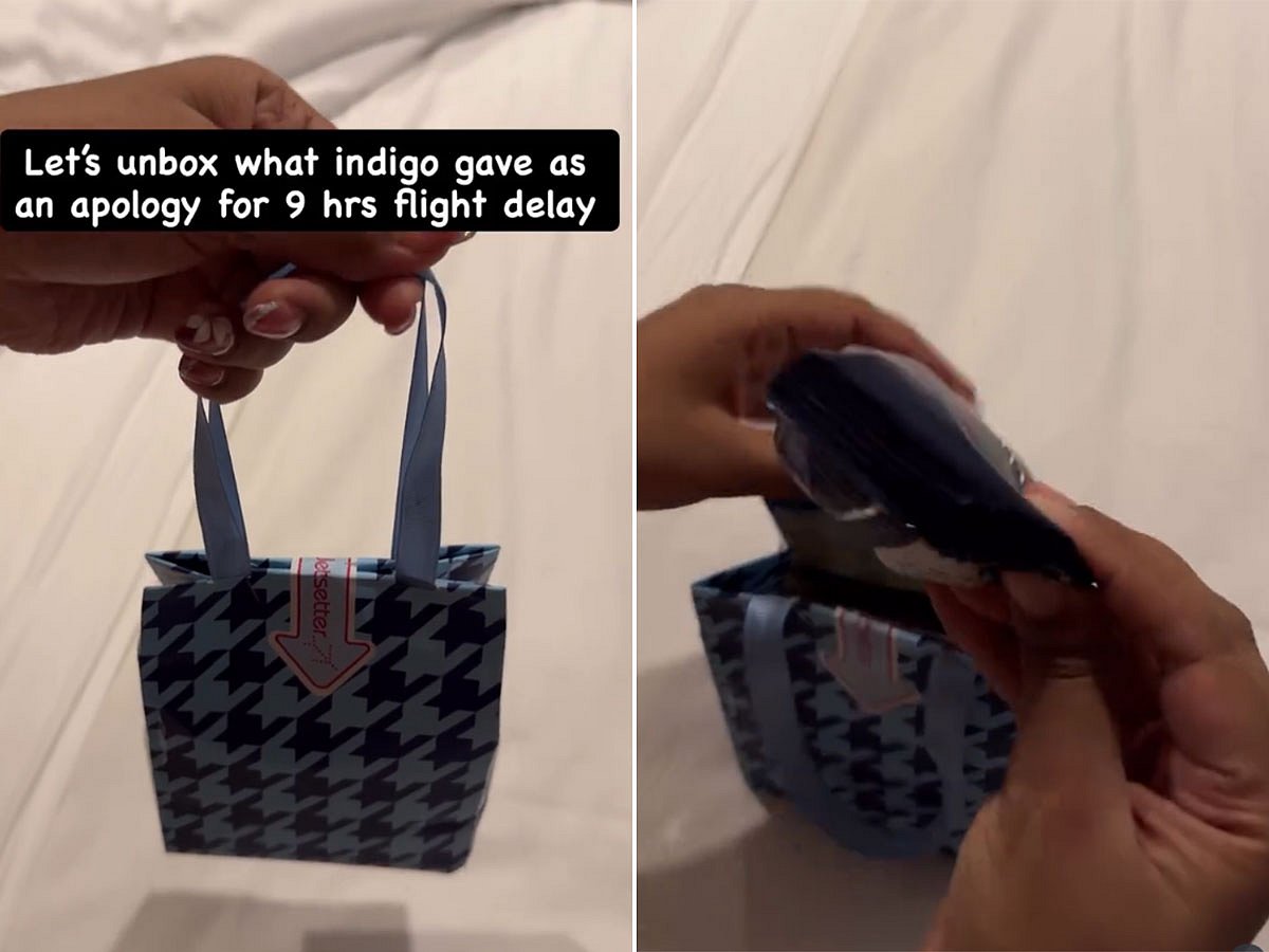 Unboxing: Apology token from indigo for flight delay.