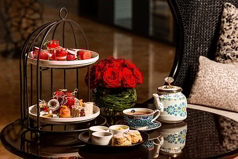  Scarlet Afternoon tea, at The Tea Room, Al Jaddaf Rotana