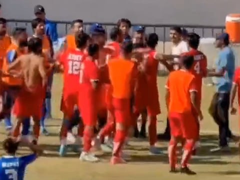 Probe launched after fight break out between teams in football match in Pakistan