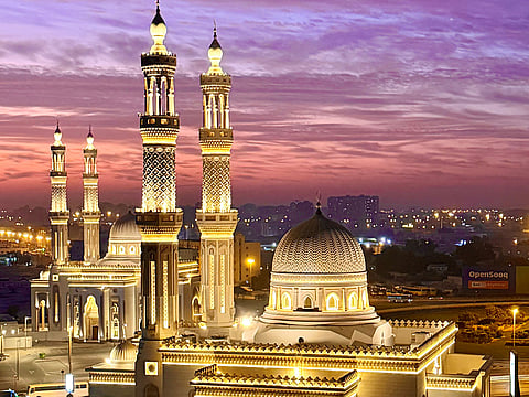 A winter sunrise casts soft golden hues across Sharjah in this morning's capture by Amitabh Sharma, reflecting the emirate's calm beauty at daybreak.