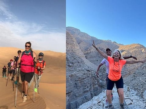 Words of advice from professional hikers, Amy Subaey,  Debbie Nicol (right) and Sumeet Punjabi: For one, start with a guide. Don't go solo.