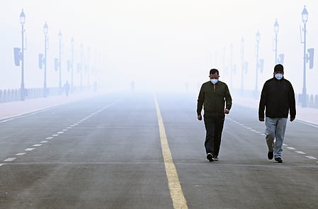 Delhi chokes under hazardous smog as air quality worsens further.