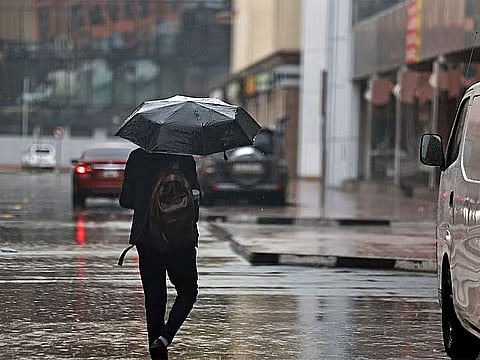 A persistent low-pressure system is driving the widespread rainfall across the UAE.