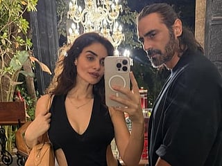 Arjun Rampal and Gabriella