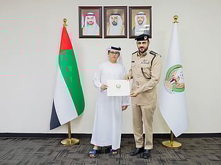 Sharjah Civil Defense honours the child