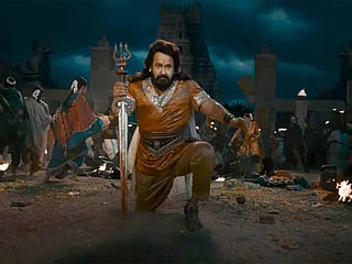 Mohanlal in Vrusshabha teaser (