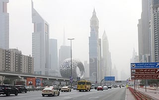 Dubai hit by sandstorm as dust cuts visibility