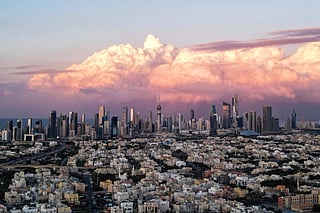 A view of the Kuwait city skyline.