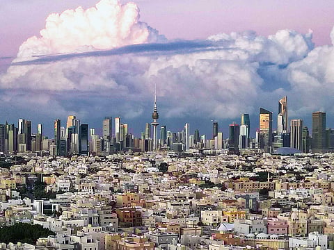 A general view of the Kuwait skyline