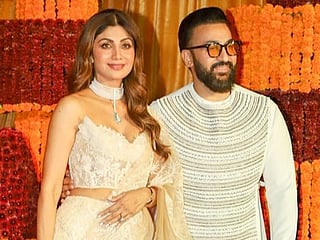 Raj Kundra with wife Shilpa Shetty 