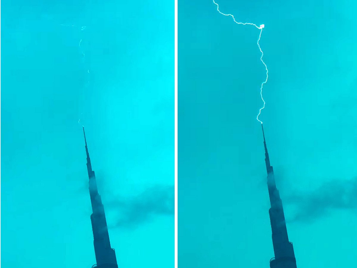 Burj lightining