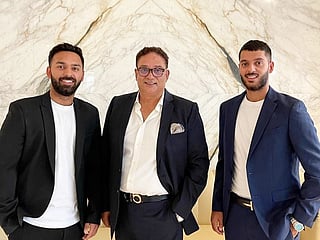 Harman Suri, Vice President at RMF Stone; Bobby J Suri, CEO, RMF Group; and Chirag Suri, CEO at Hills and Views Brokerage

