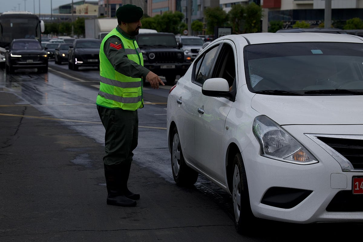 Dubai Police were on 24/7 alert as the rains began