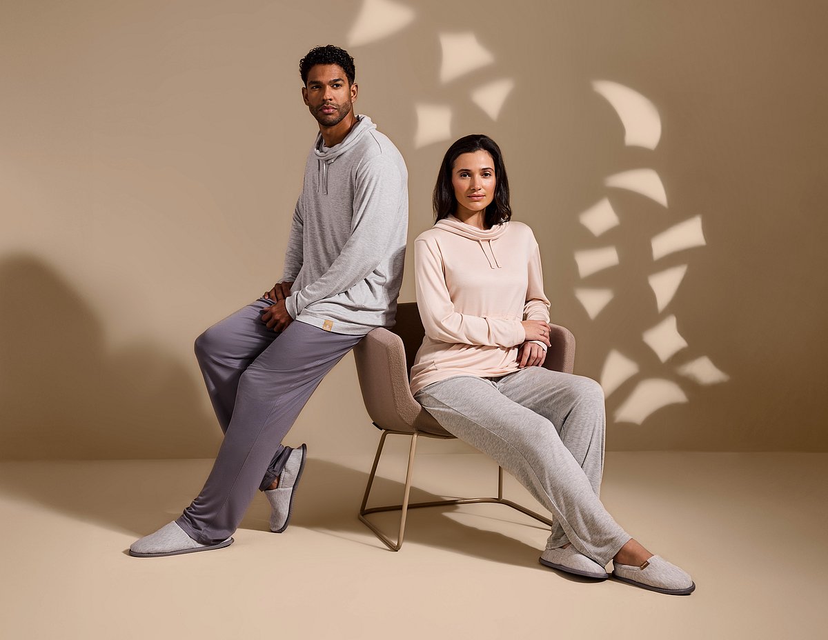 Crafted from super-soft modal, Emirates' new loungewear collection blends a sumptuous feel with breathability and lightweight ease.