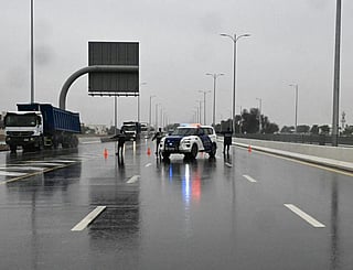 Drivers warned to avoid distractions and keep safe distance on wet UAE roads