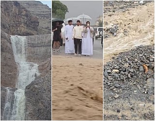 Authorities warn residents as rain causes waterlogging