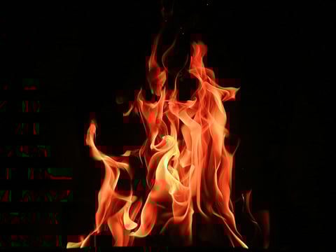 Fires should be fully extinguished after use and never left burning unattended or inside the home.