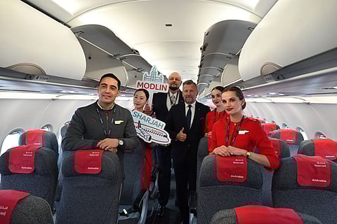 Air Arabia, the Middle East and North Africa’s first and largest budget carrier, launched its new service to Warsaw Modlin Airport. 