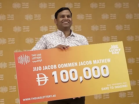 Kerala expat in Dubai bags UAE Lottery win, eyes Dh30 million jackpot