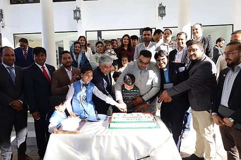 Pakistan Christian community members in the UAE during Christmas celebrations at the Pakistan Embassy in Abu Dhabi.