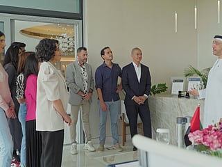 Hamed Ahl, Head of Meydan Free Zone, in conversation with John Aguilar, creator and host of The Final Pitch Dubai, and participating founders