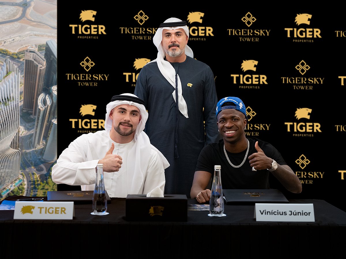 The penthouse selected by Vinícius Júnior stands among the tower’s most exclusive offerings. 