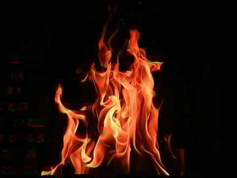  A huge blast and fire broke out Thursday in the central Dutch city of Utrecht