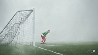 Sam Bartram, Charlton’s goalkeeper, stayed rooted to his position, staring into the dense fog, convinced his teammates were still battling at the other end