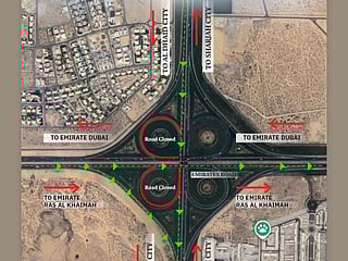 Sharjah Police announce temporary closure at Bridge 7