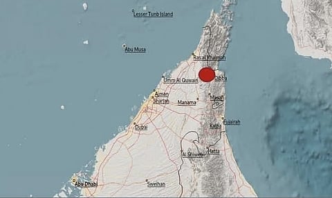 Minor earthquake recorded south of Musandam, tremor felt lightly in UAE