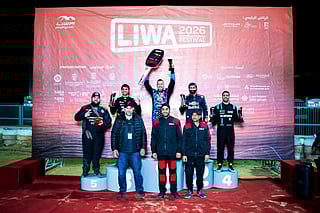 Emirati teen Khalifa Alfalasi shines at Liwa drift race