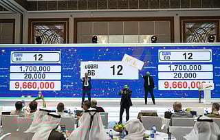 Plate number 12 steals show as RTA auction hits Dh109m
