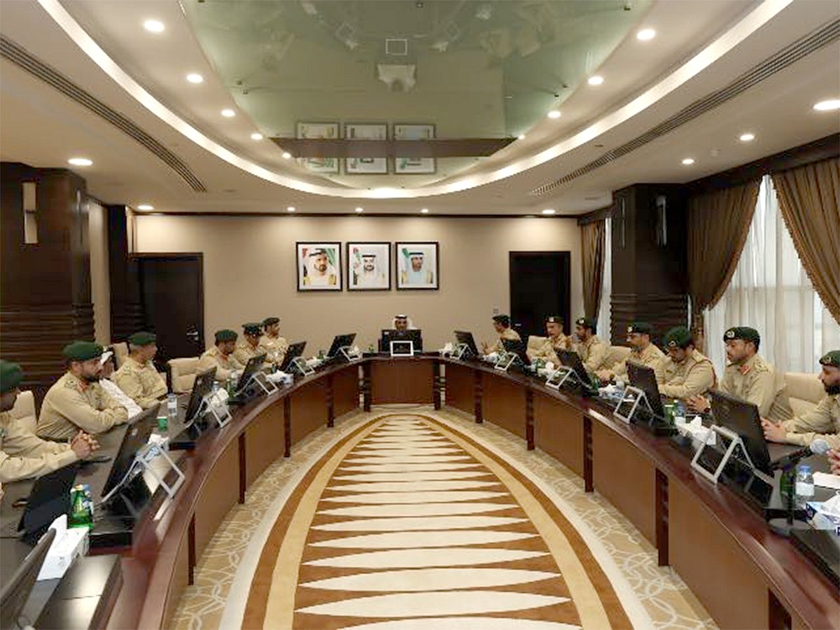Major General Hareb Al Shamsi chairs a high-level coordination meeting to finalise security and organisational preparations for the NYE 2026 celebrations.