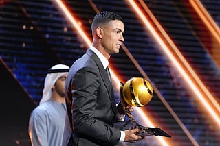 Cristiano Ronaldo declares 1000-goal mission after historic third consecutive Globe Soccer Middle East Award 