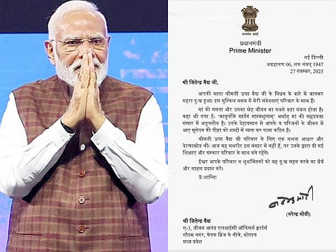 PM Narendra Modi sends personal  letter to Indian expat in UAE. Here is why